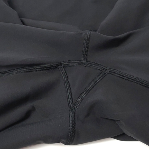 Lululemon If You're Lucky Crop Capri Leggings Black / Heathered Black Size 4 - Picture 14 of 16